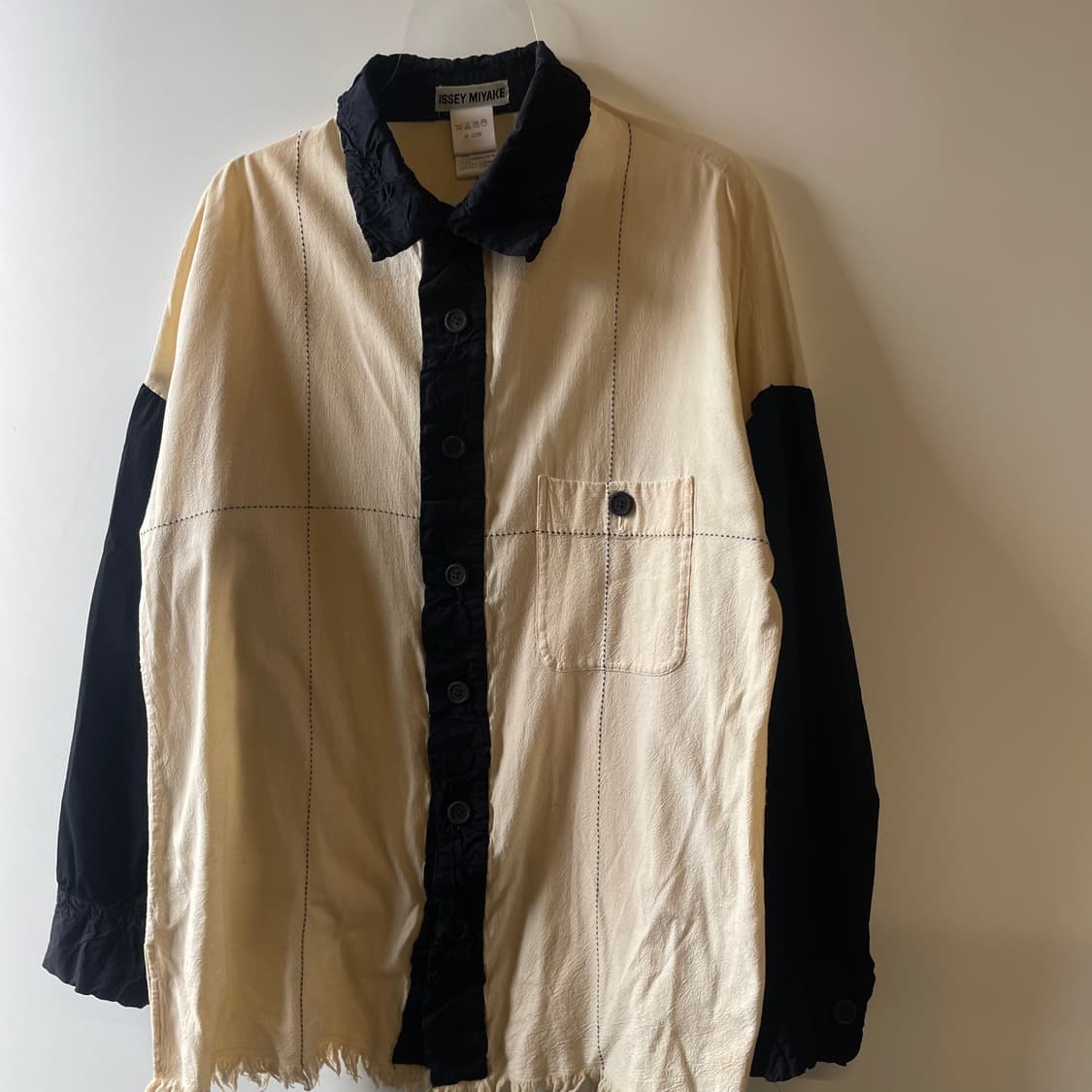 이세이미야케 하이 콘트라스트 스티치 셔츠 상품이미지3