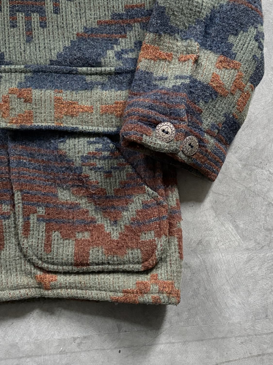 L.L.Bean 엘엘빈 울 아즈텍 나바호 패턴 자켓 상품이미지7