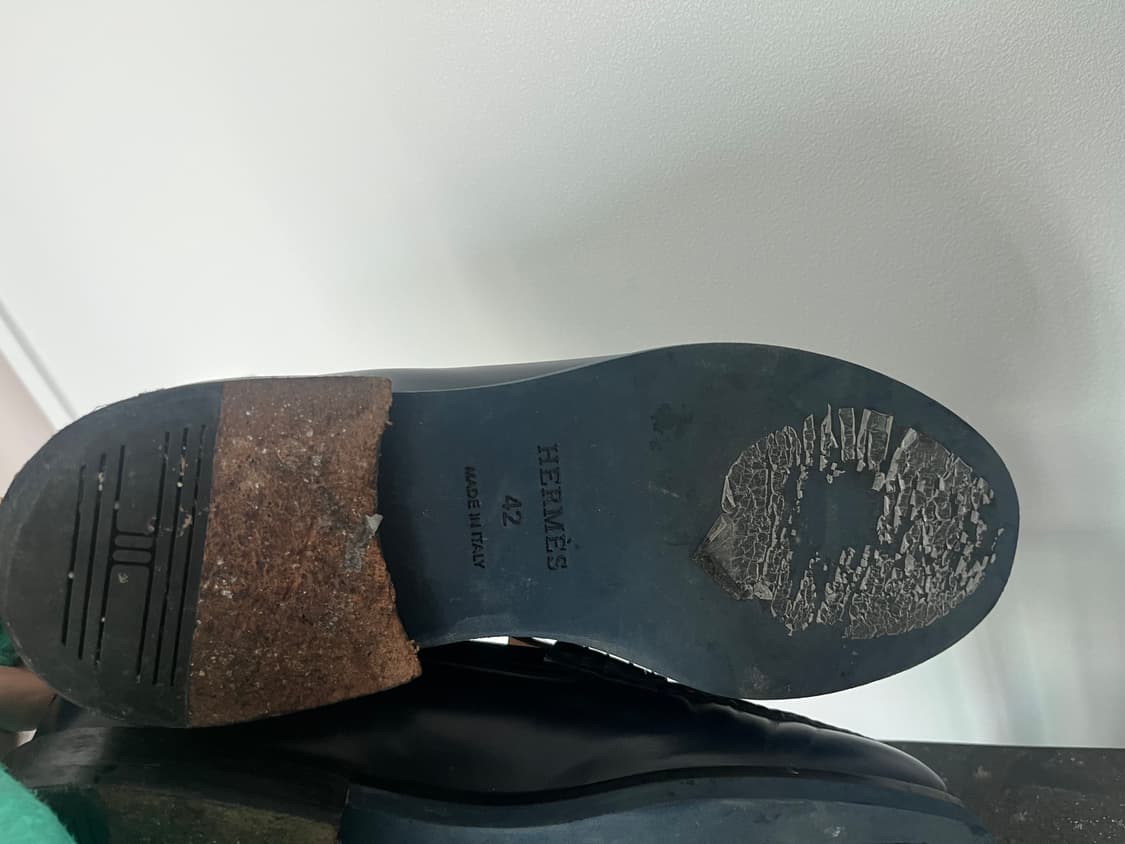 에르메스 에나멜 H 로퍼 42 상품이미지5