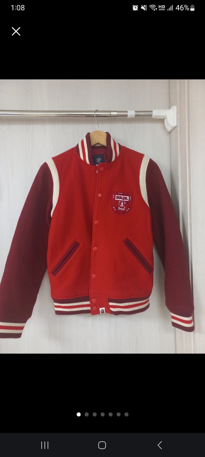 BAPE 바시티 자켓 판매합니다
S사이즈 레어템 상품이미지1