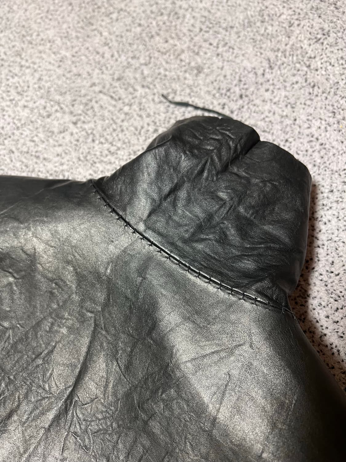 M.a+ maurizio amadei cow leather jacket 상품이미지5