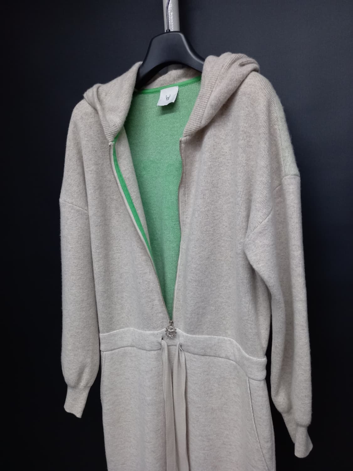 오즈세컨 추동 백 자카드 니트 맥시원피스 44.55 상품이미지5