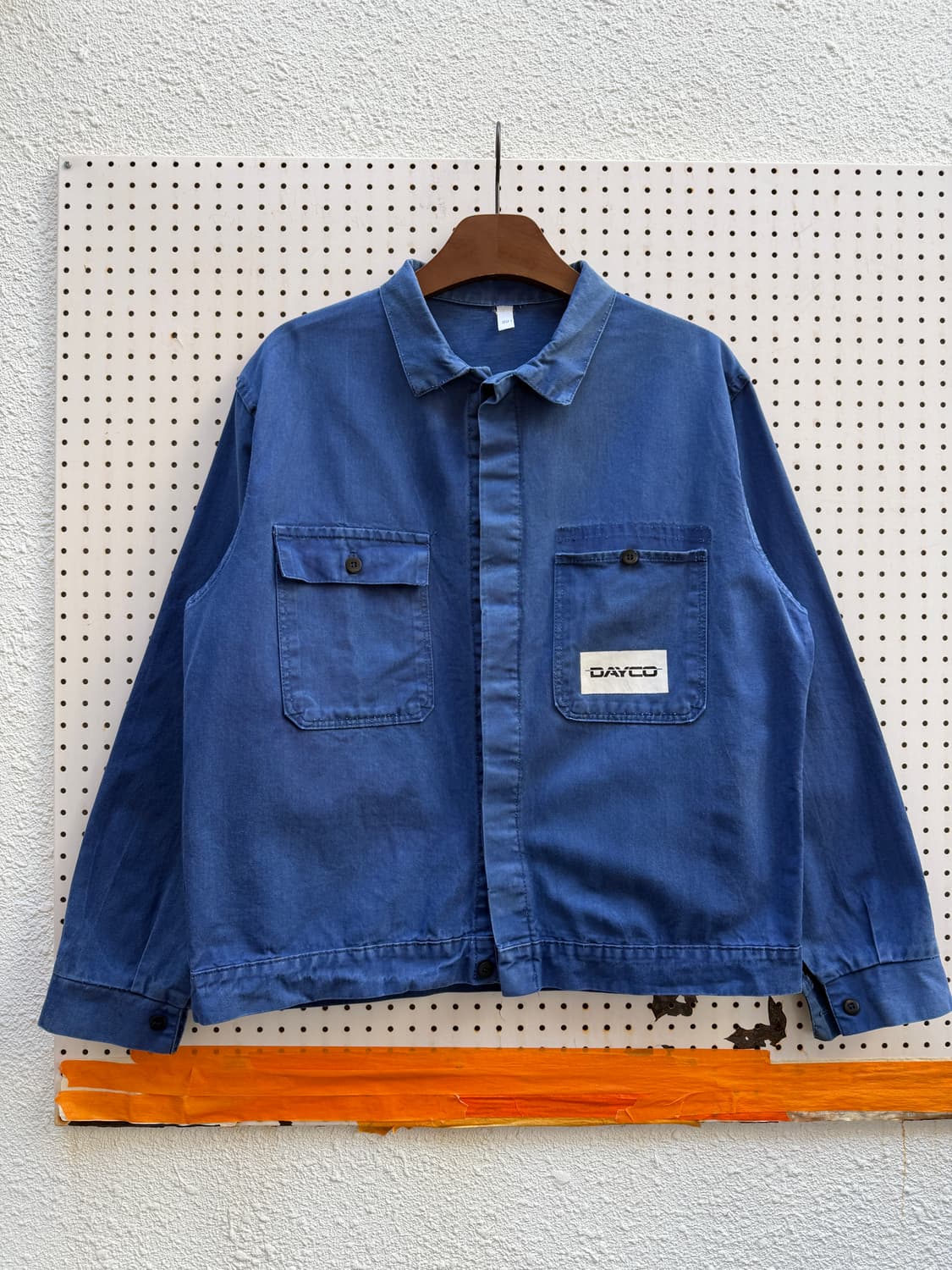 OLD VINTAGE WASHED MECHANIC 프렌치 메카닉워크자켓 상품이미지1