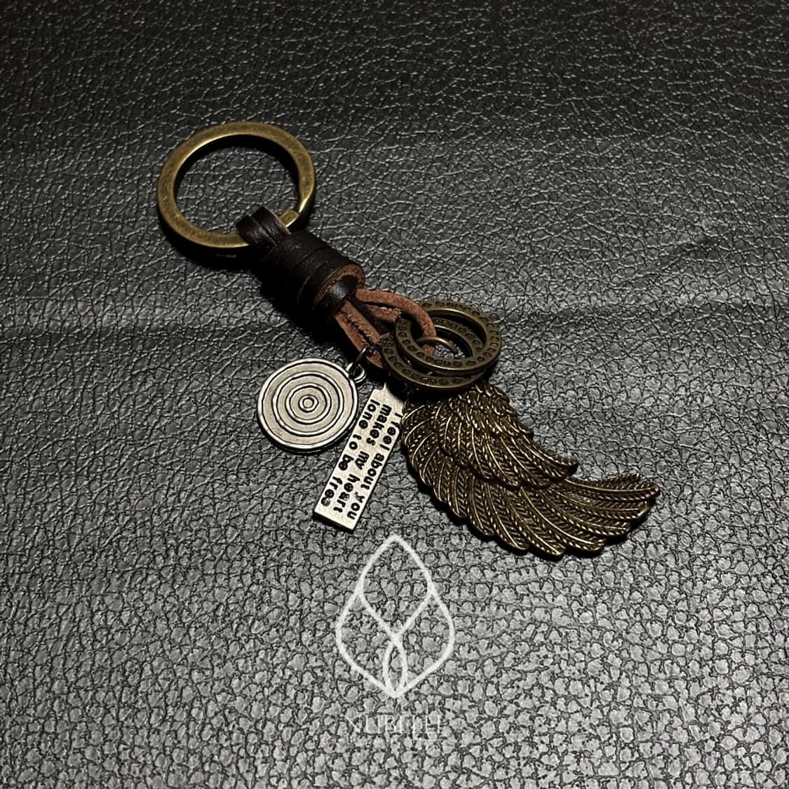 🌗 Vintage feather keyring / 빈티지 깃털 키링 상품이미지3