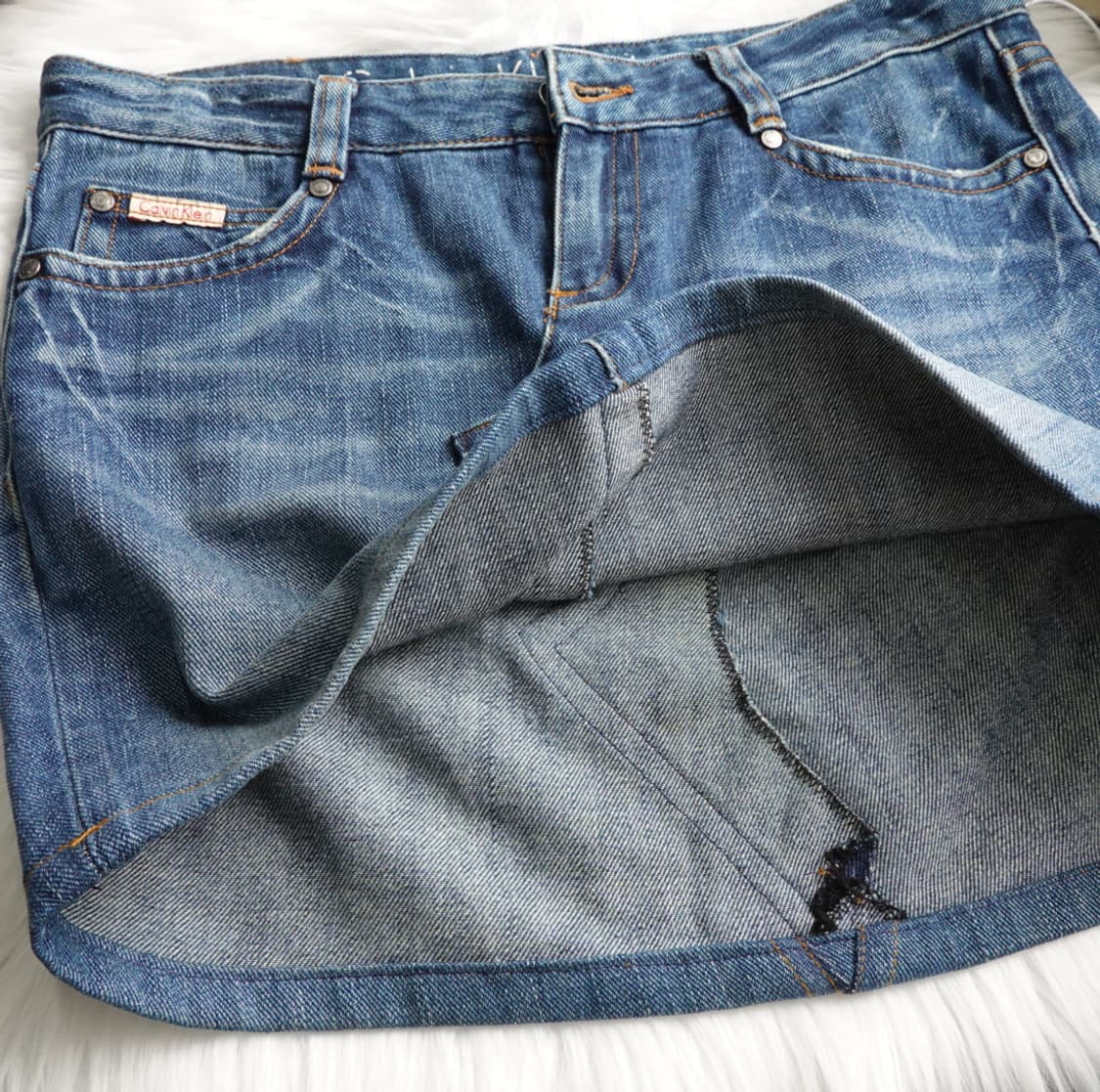 Calvin Klein Jeans 빈티지 데님스커트 1872 상품이미지10