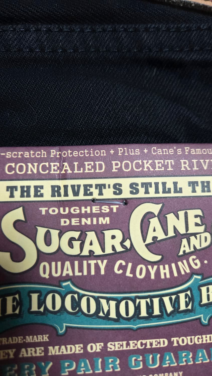 새상품)슈가케인 블랙 데님 32 상품이미지7