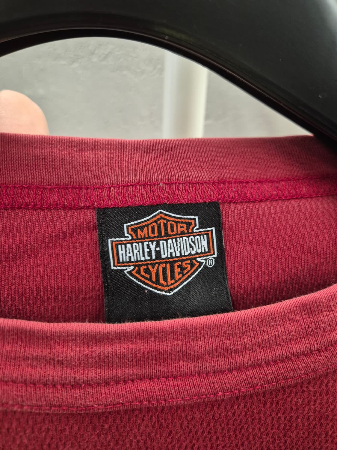 할리데이비슨 프레럭스 긴팔 티셔츠 레드 상품이미지5