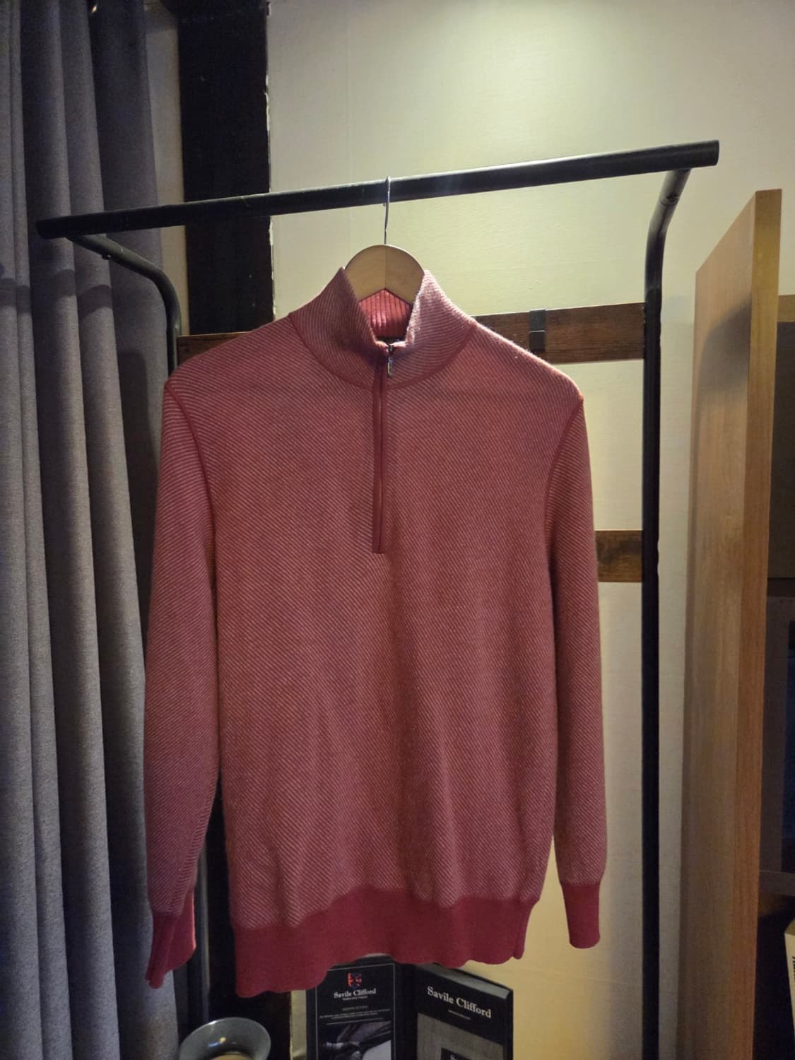 로로피아나 실크/캐시미어 짚업니트 상품이미지1