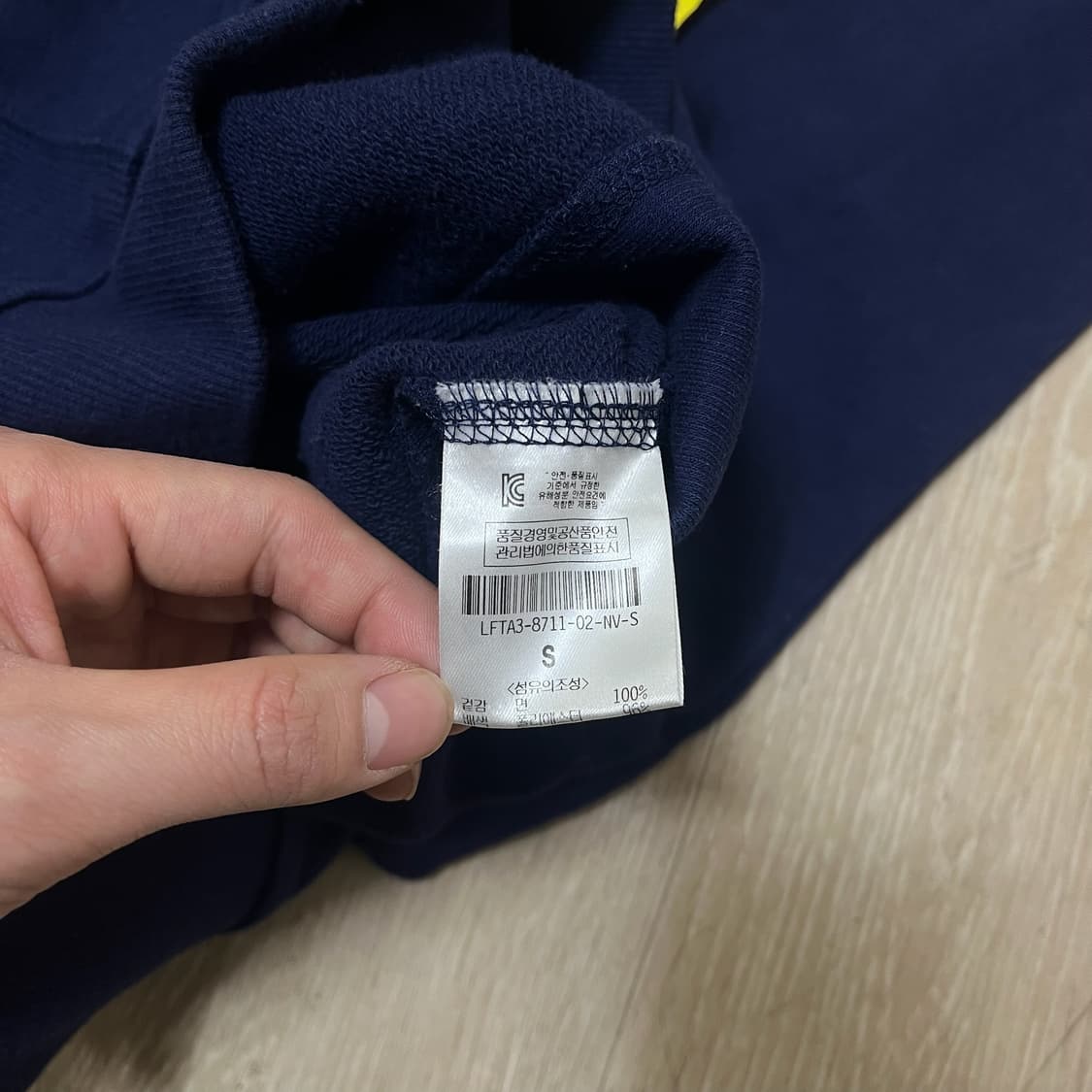 럭키슈에뜨 여성 빅로고 맨투맨 S/90  상품이미지5