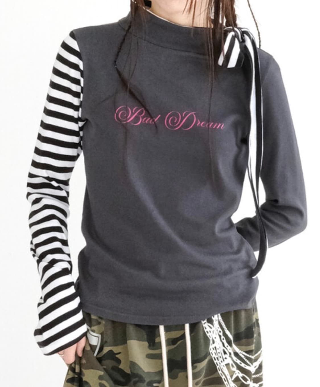 (새상품) petit scarf stripe turtleneck  상품이미지2