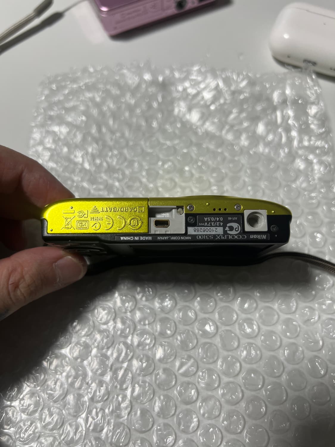 희귀 색상 라임 레몬 아이돌 디카 니콘 쿨픽스 S3100  상품이미지8