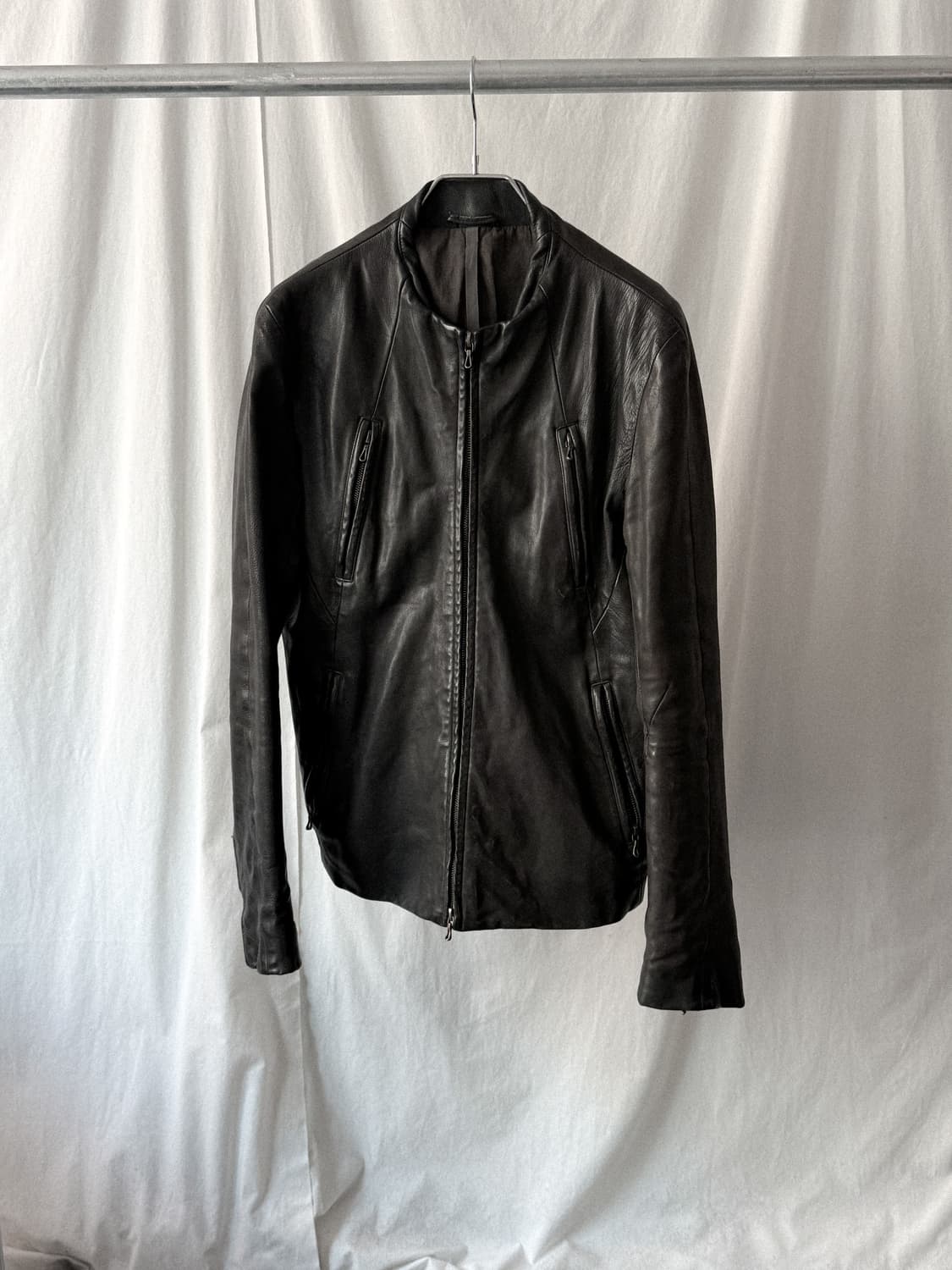 Kazuyuki Kumagai Attachment 레더 자켓 상품이미지4