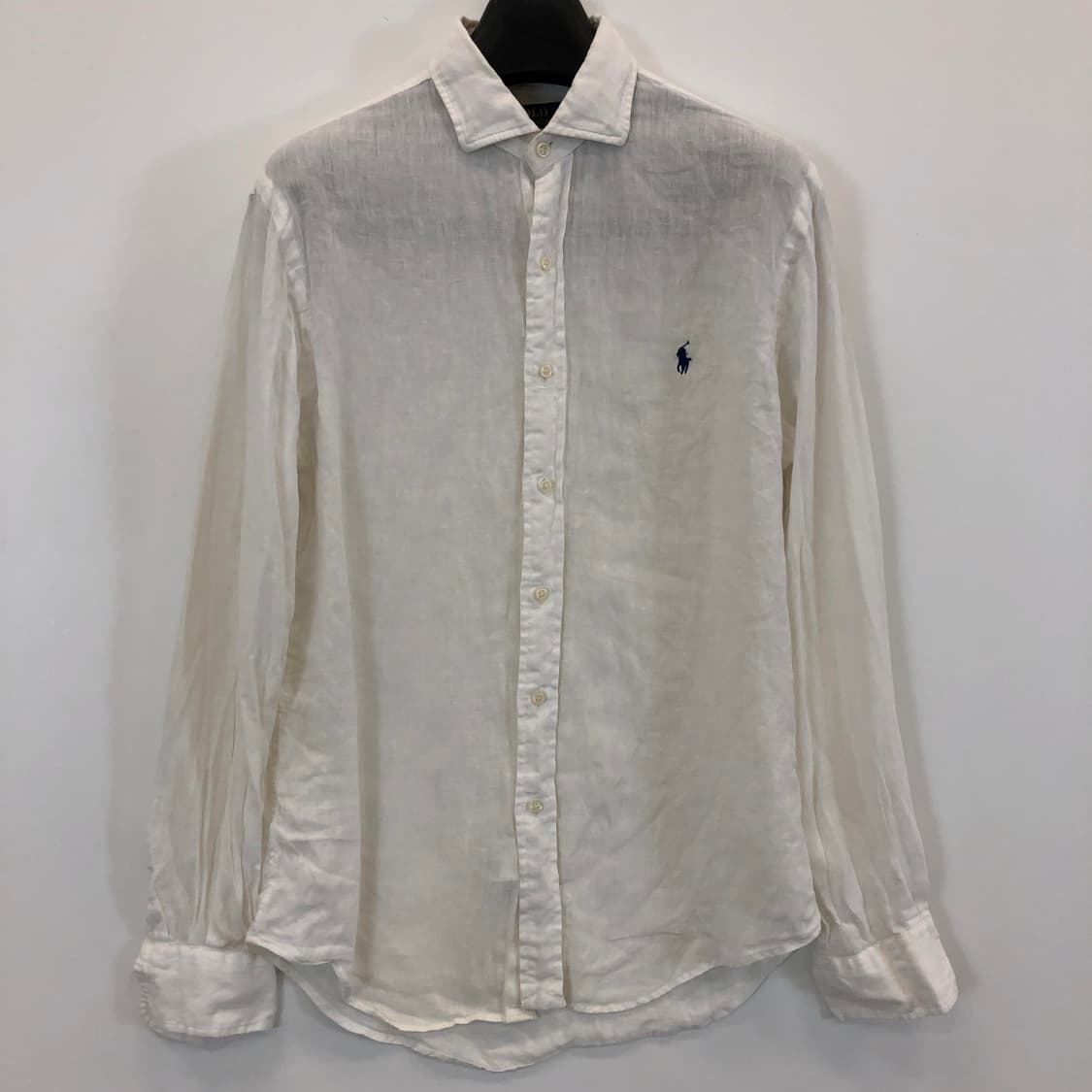 폴로 랄프로렌 상위라인 린넨셔츠 M 화이트 상품이미지1