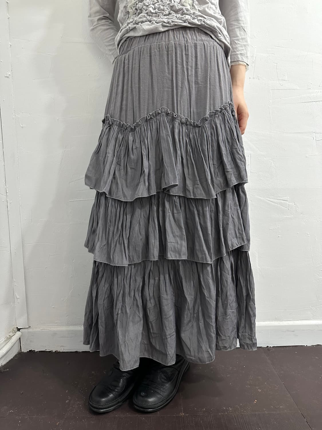 layered long skirt 상품이미지1