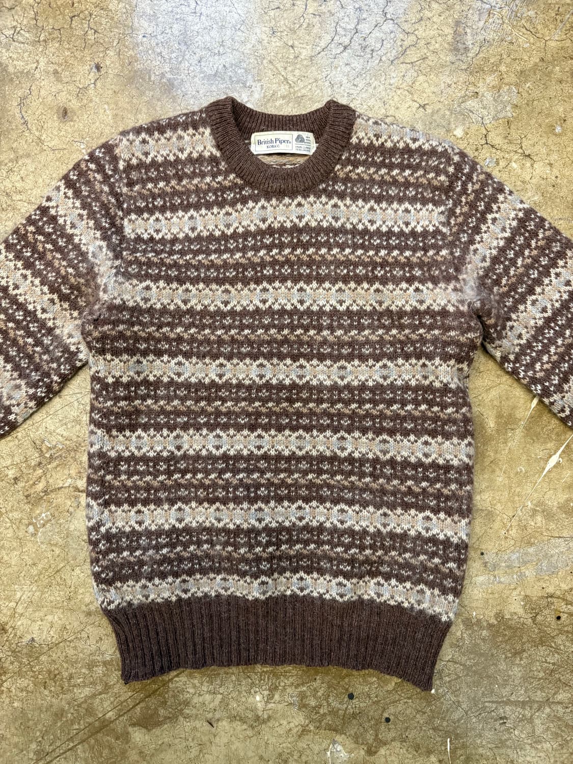 British Piper Wool 페어아일 스웨터 상품이미지2