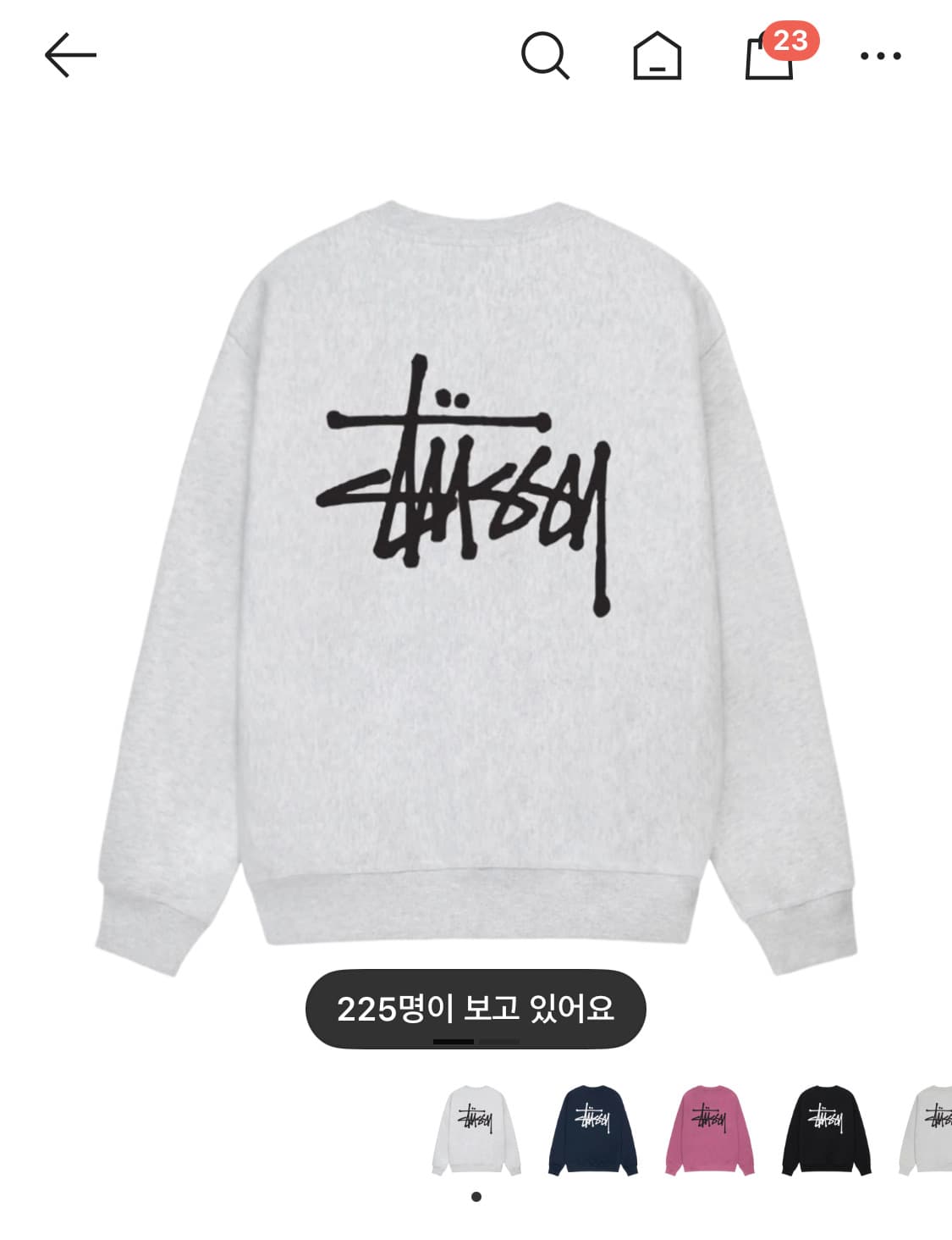 스투시 맨투맨 상품이미지1