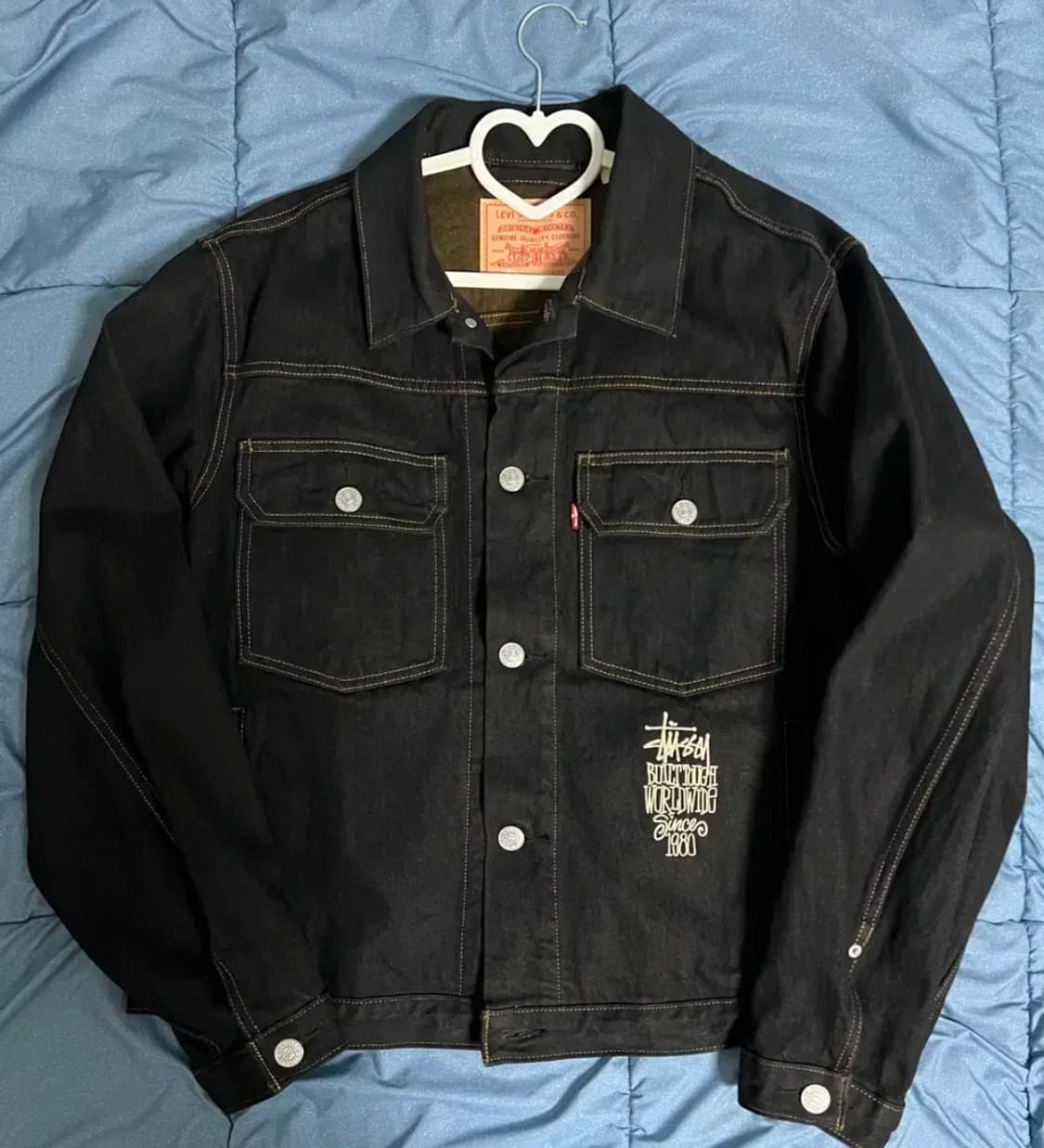 스투시x리바이스 상/하의 팝니다 상품이미지1