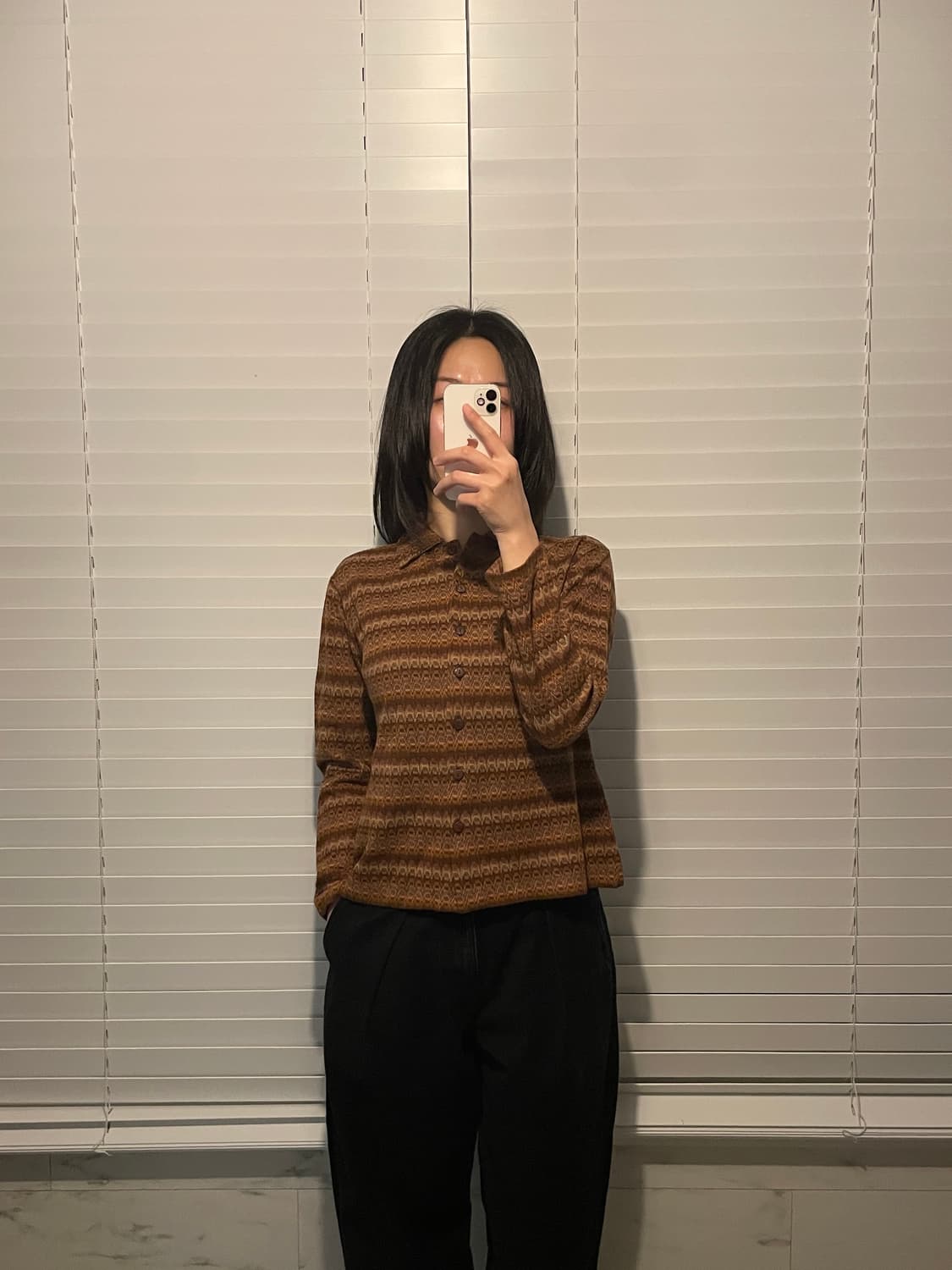 미쏘니 그라데이션 케이블 니트 상품이미지2