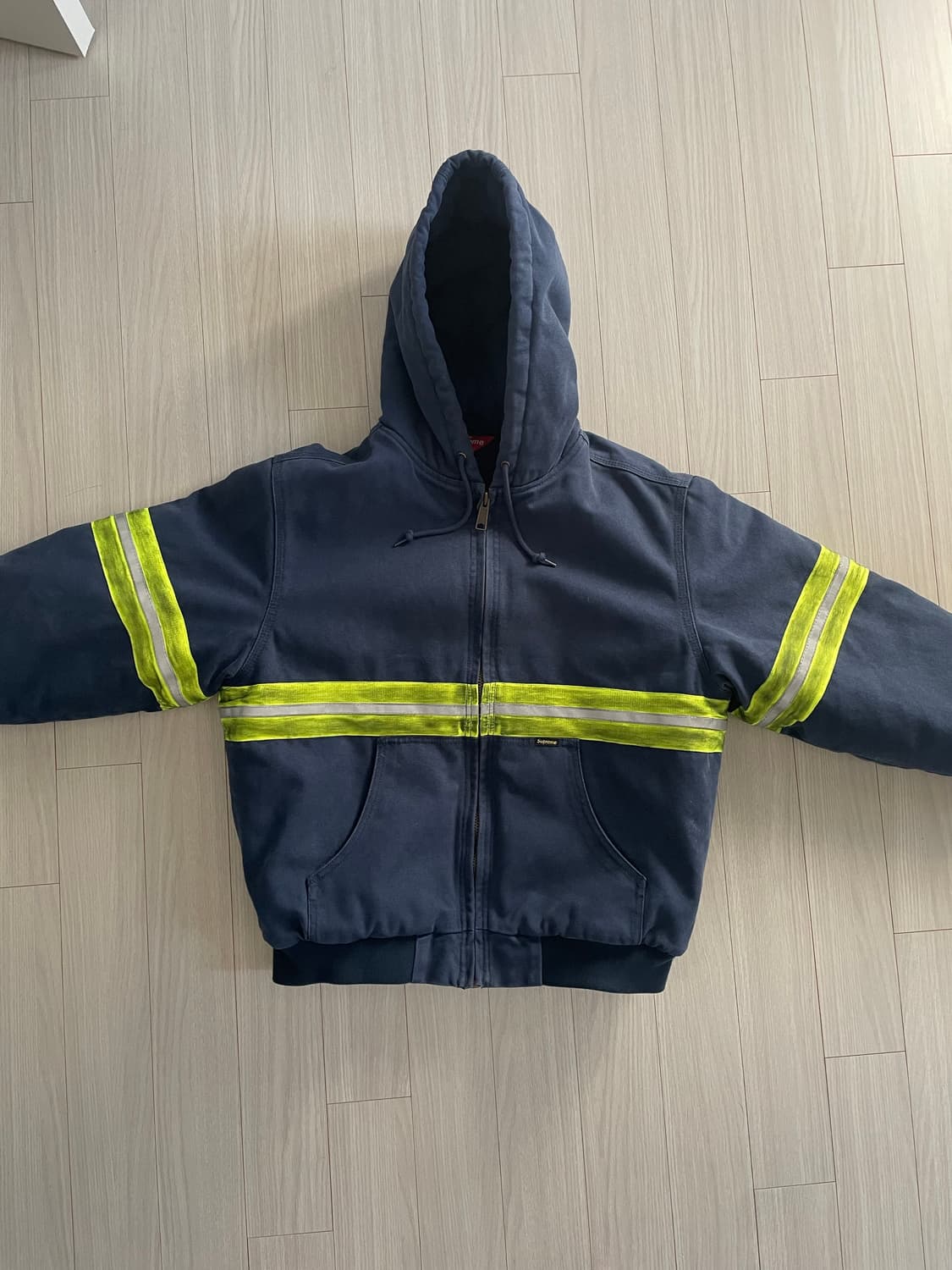 [S] 슈프림 24FW 리플렉티브 스트라이프 후드 워크자켓 상품이미지2