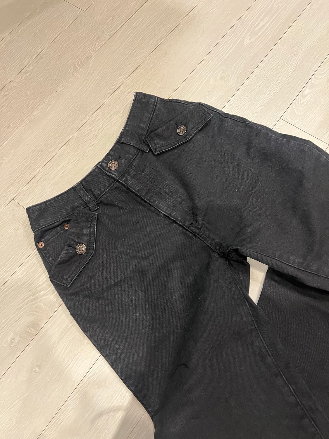 빈티지 부츠컷 흑청바지 상품이미지1