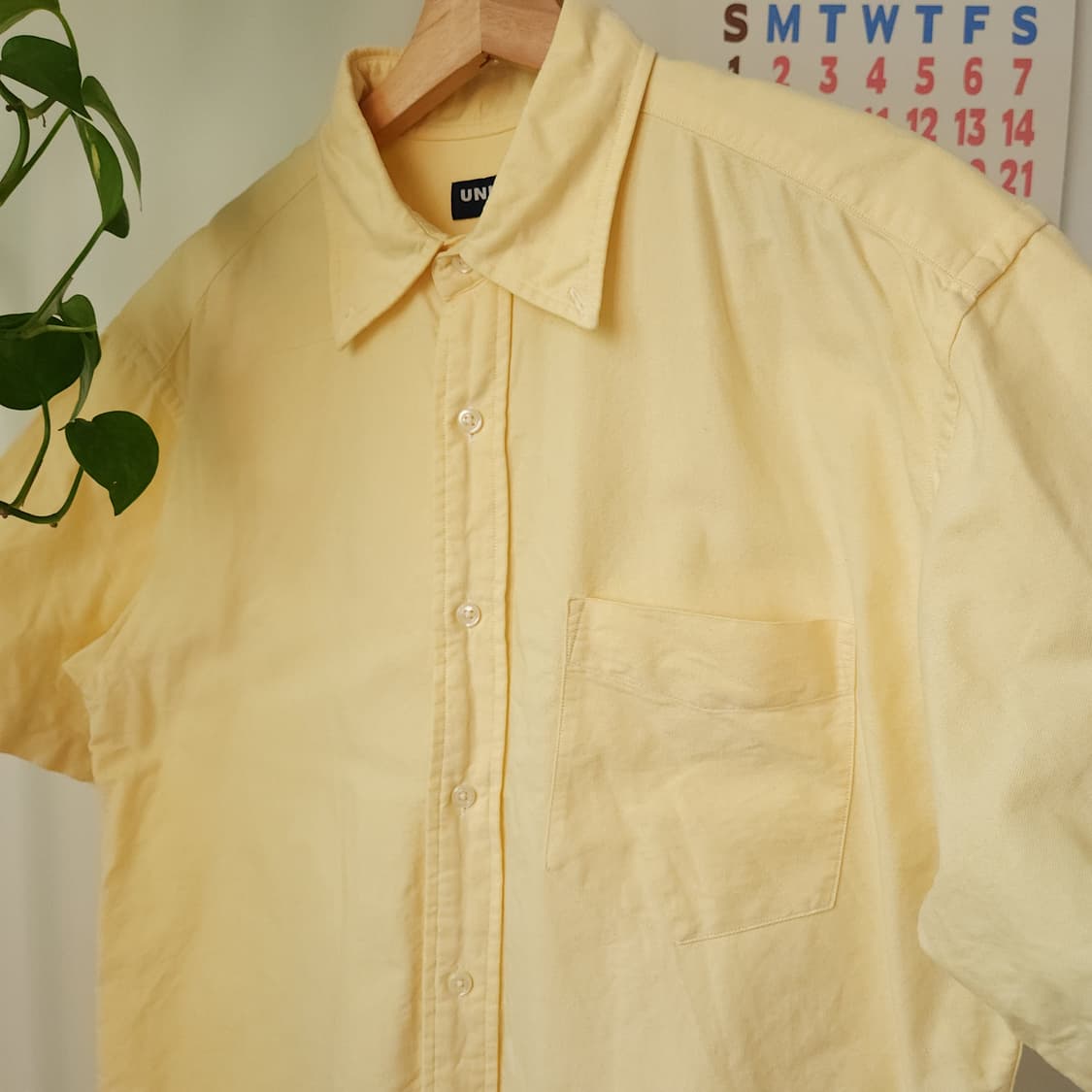 90s 올드 유니클로 반팔셔츠 상품이미지2