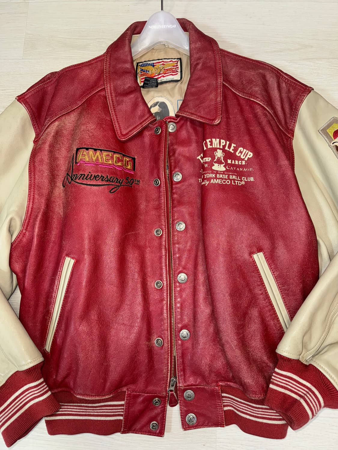 아메코 올드스쿨 클래식 바시티 자켓 상품이미지2