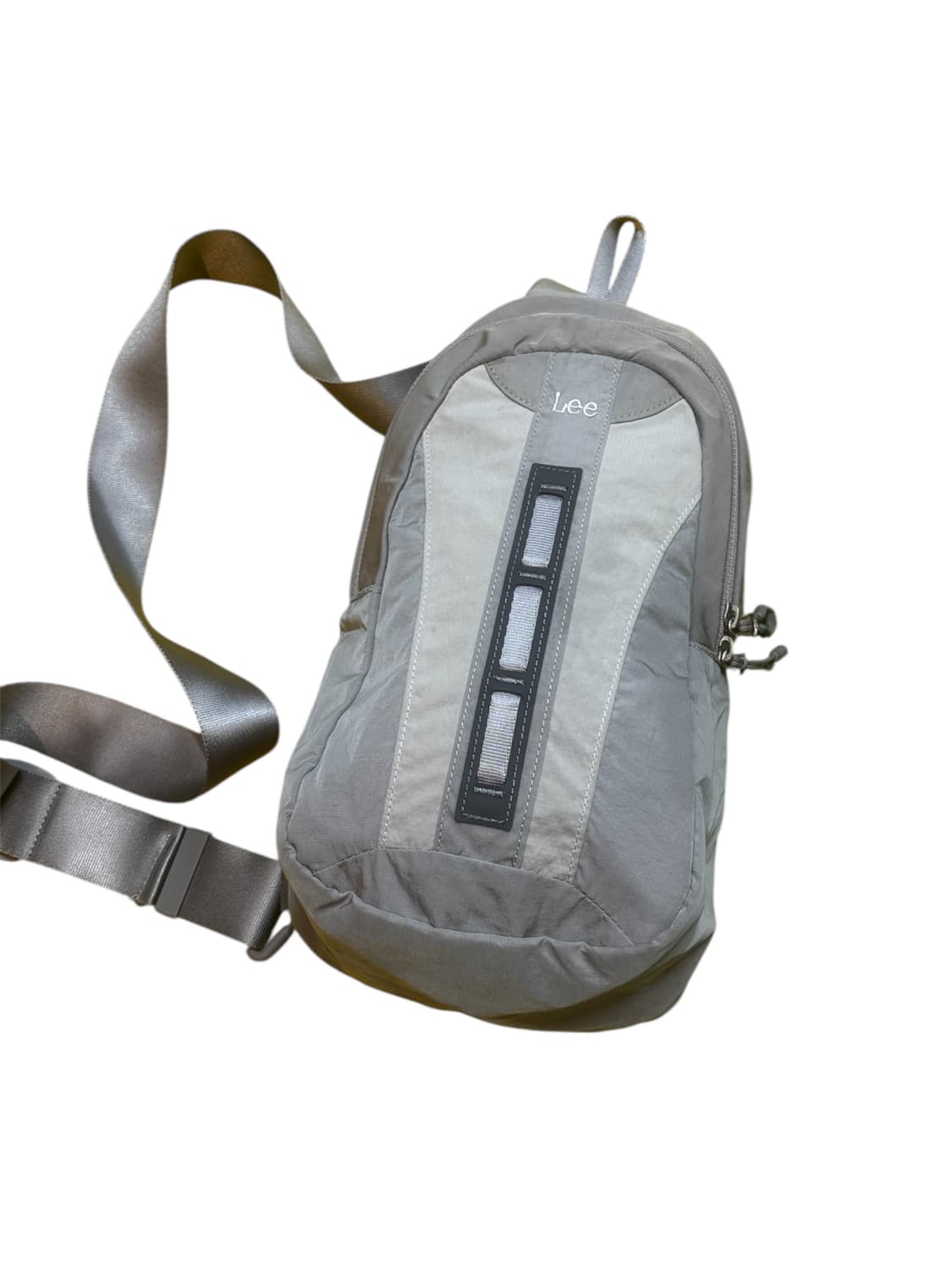 Lee 나일론 슬링백 라이트 그레이 상품이미지1