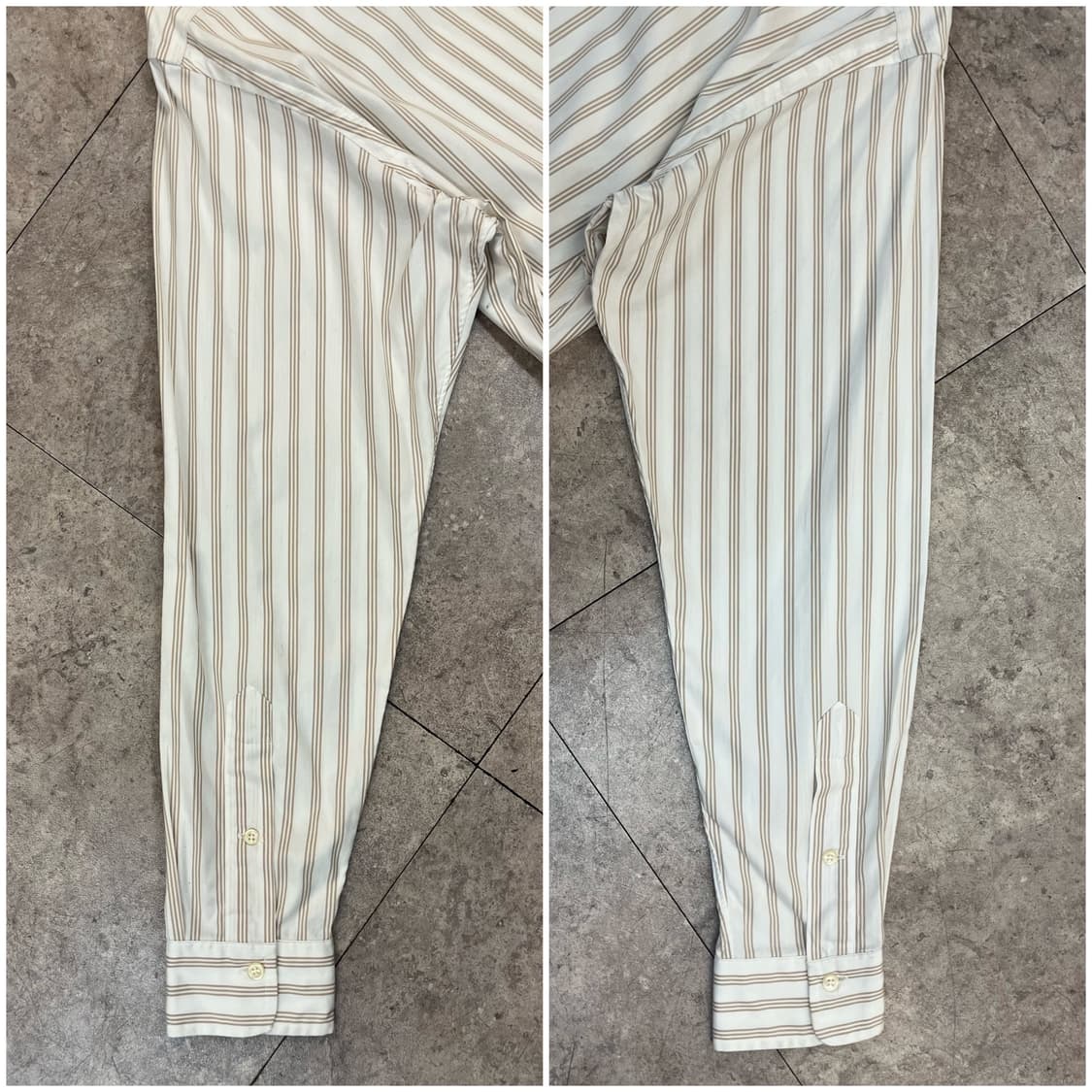 폴로 랄프로렌 스트라이프 셔츠 베이지 #csz3663 상품이미지8