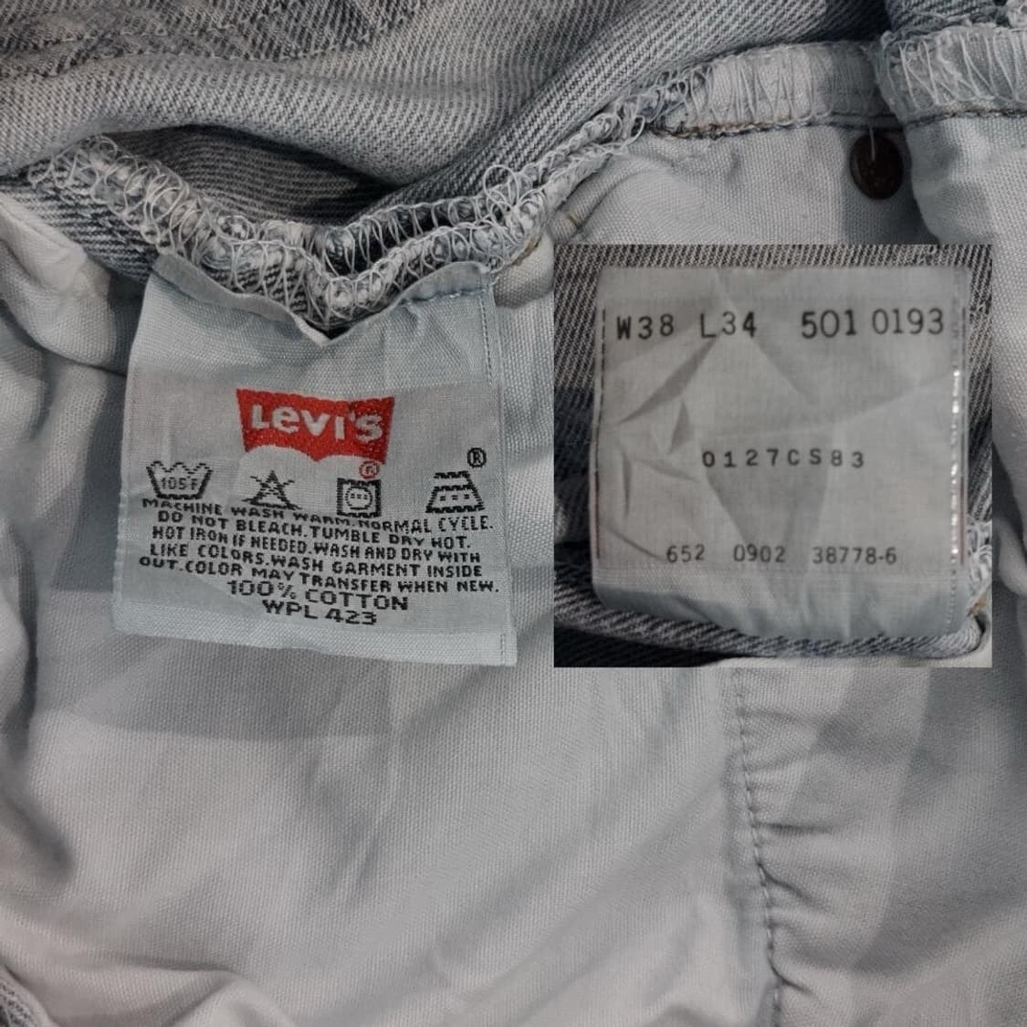 90s Levi's 501 빈티지 리바이스 501 W38 L34 상품이미지5