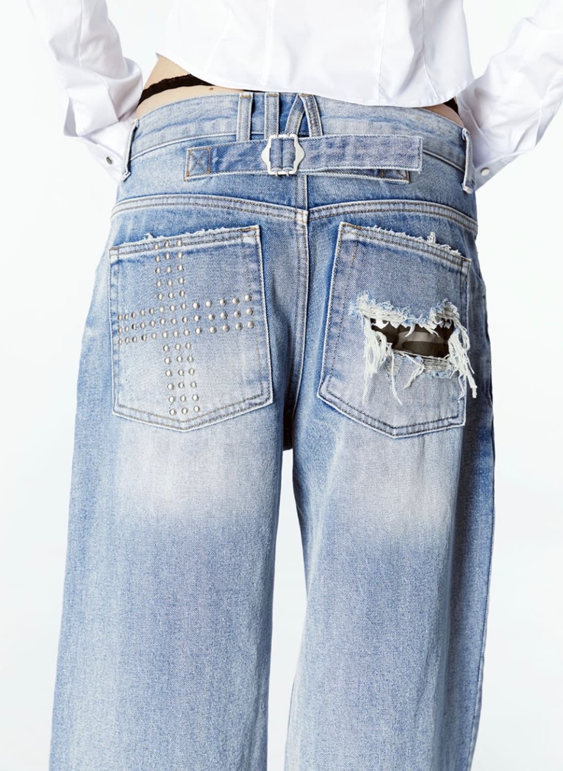 2000아카이브스 SNYDER WIDE DENIM (BLUE) 상품이미지2