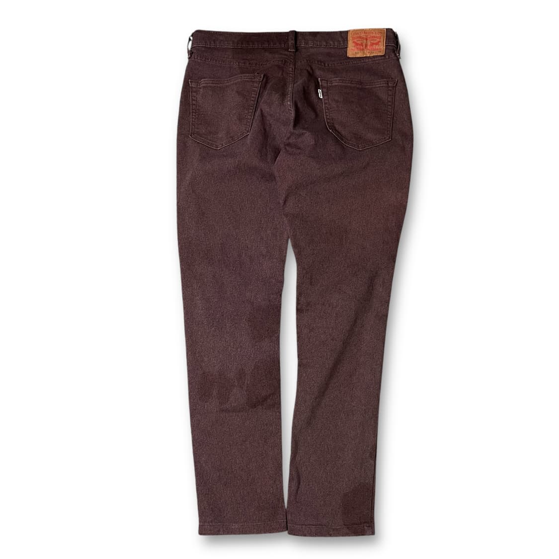  (34) 리바이스 511 버건디 데님 팬츠  상품이미지2