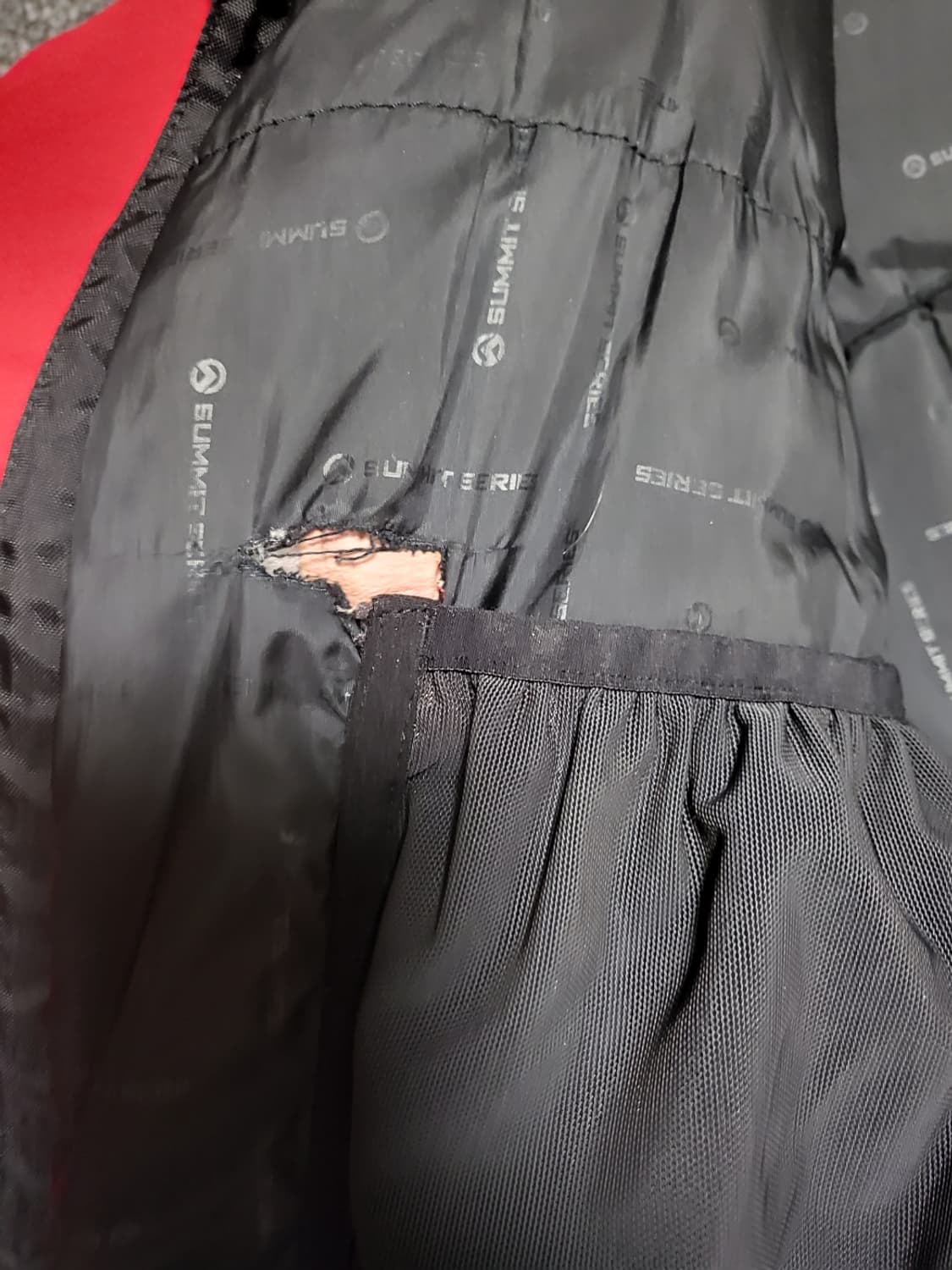 노스페이스 히말라야 대장급 패딩 레드 L 상품이미지9