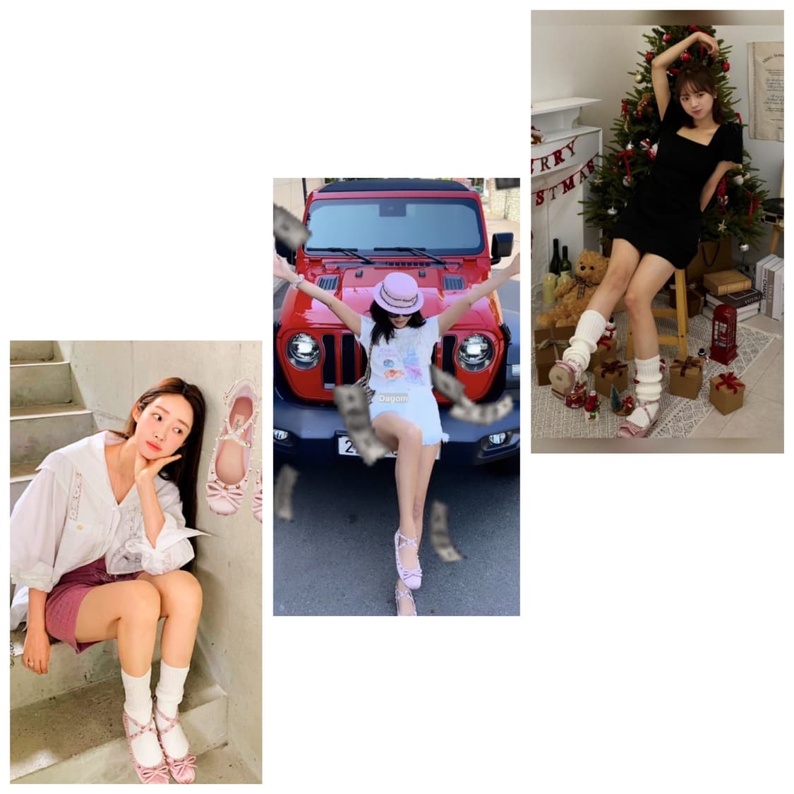 정품)급처5번정도신음!발렌티노 차정원 리본발레리나메리제인플랫슈즈 매장가1 상품이미지2