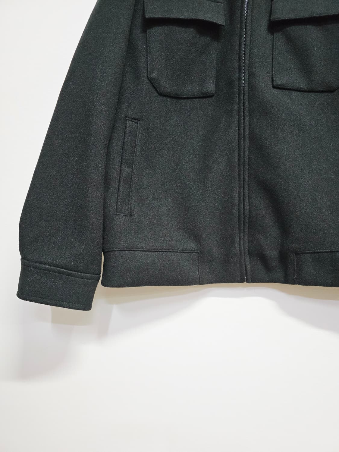 코모도 스퀘어 포켓 블랙 자켓 점퍼105 상품이미지3