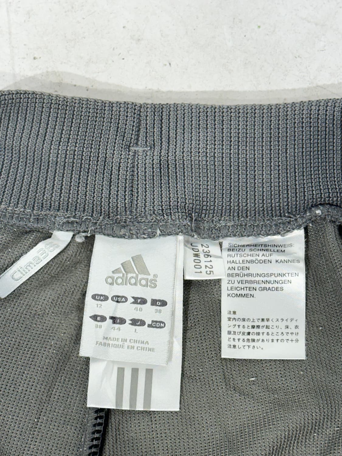 아디다스 대대장 부츠컷 와이드 그레이 핑크 추리닝 바지 트래이닝 팬츠 L 상품이미지7