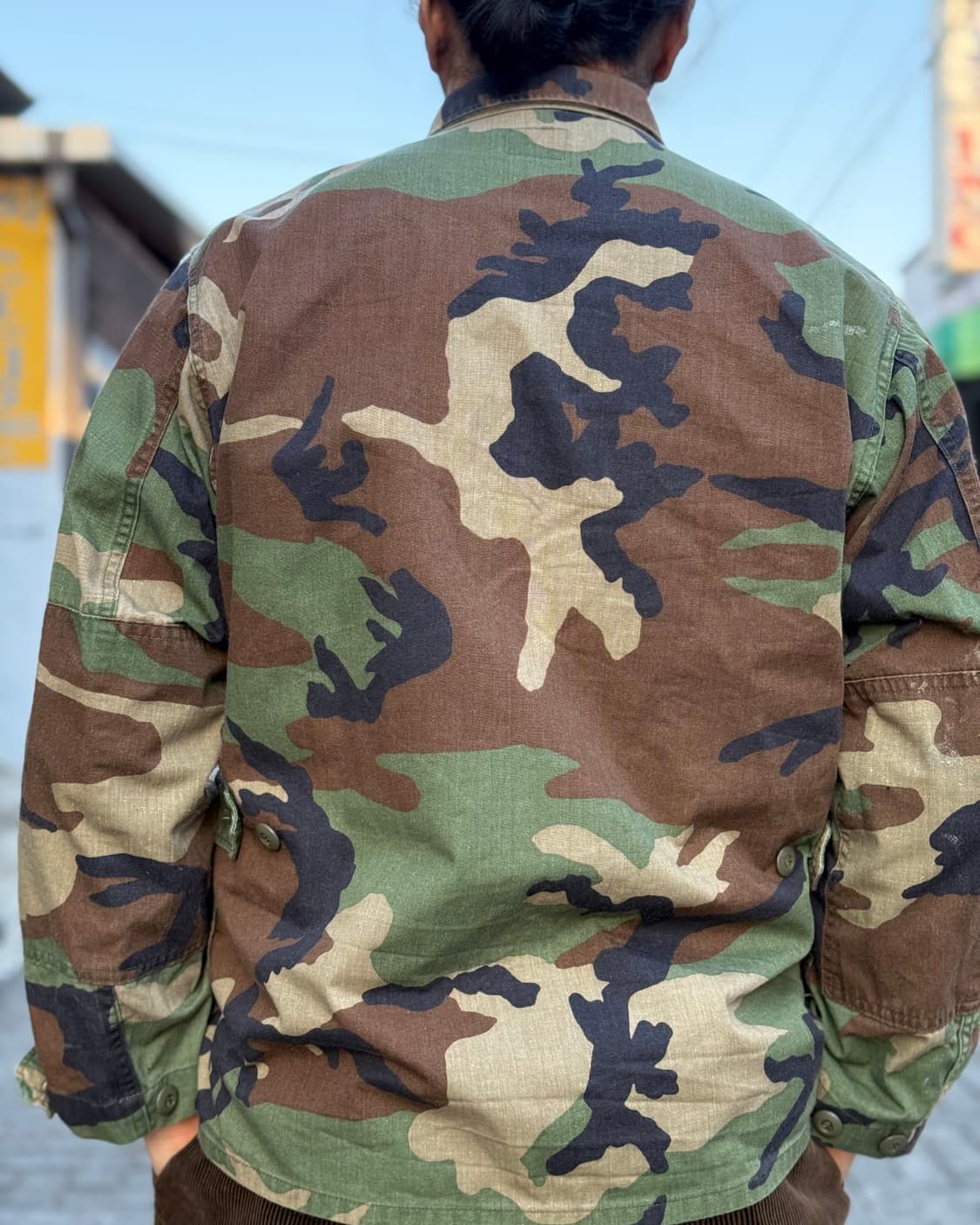 80's U.S Army 우드랜드 카모플라주 BDU 자켓 M/R 상품이미지10