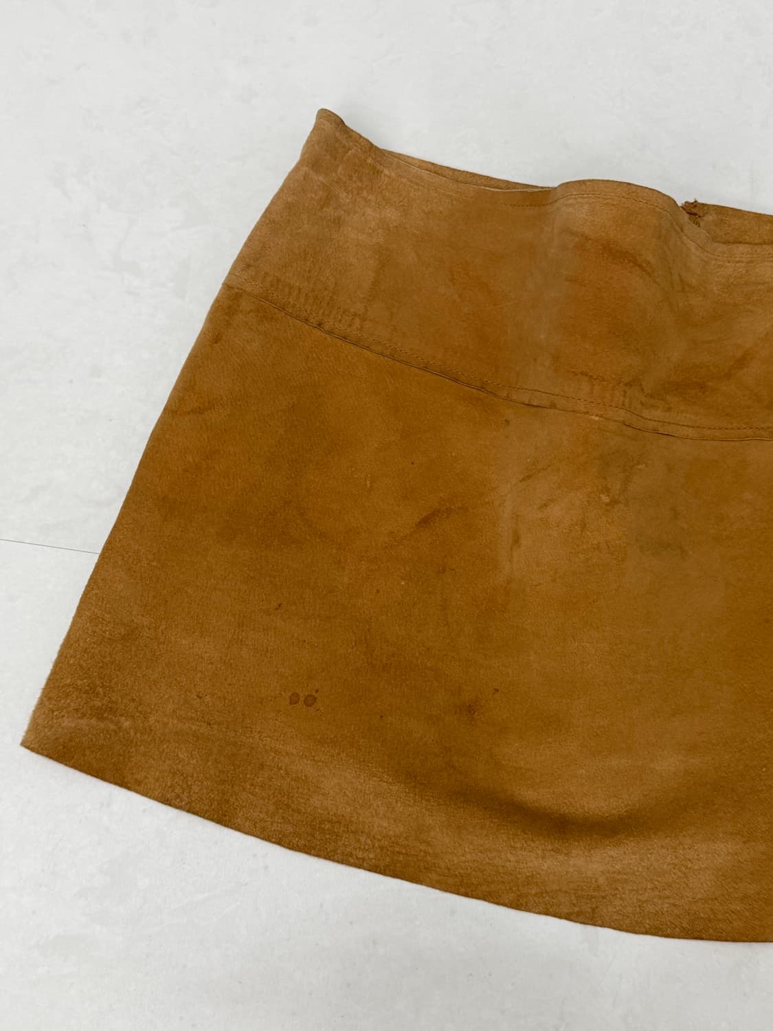 베이지 스웨이드 미니 스커트  상품이미지5