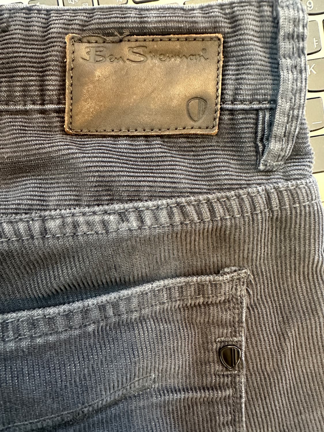 34) 벤 셔먼 인디고 네이비 코듀로이 팬츠 상품이미지3