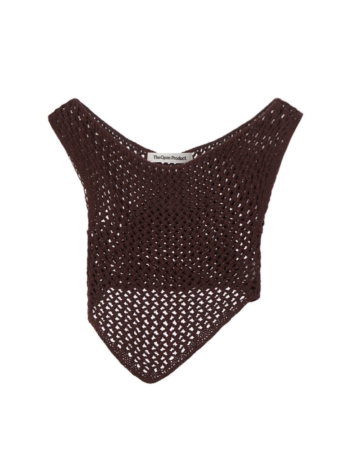 OPEN YY(오픈와이와이) OFF-SHOULDER CROCHET TOP 상품이미지2