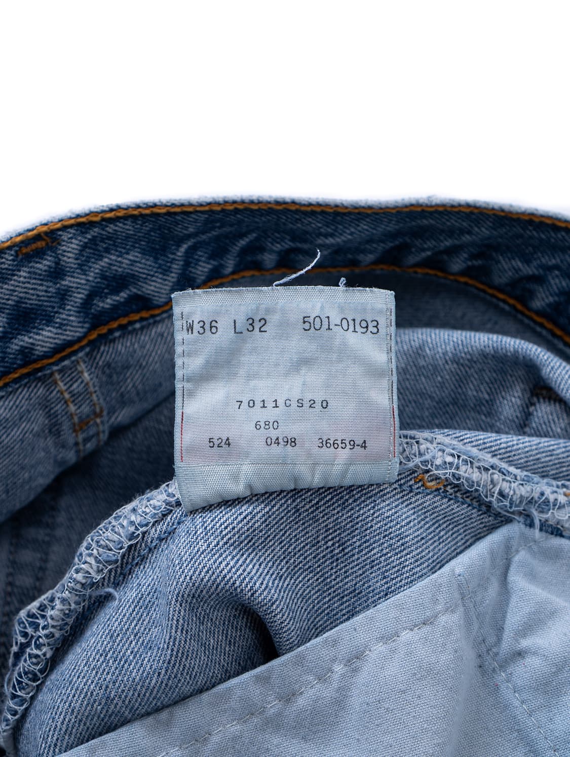 90s Levi's 501 Washed Denim Pants 상품이미지6
