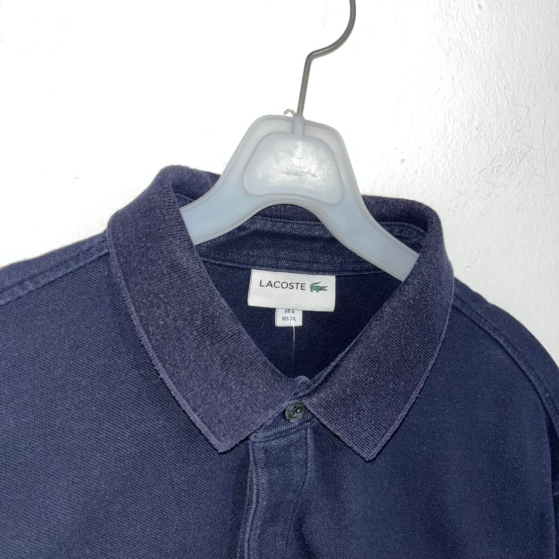 Lacoste navy collar t-shirt 상품이미지6