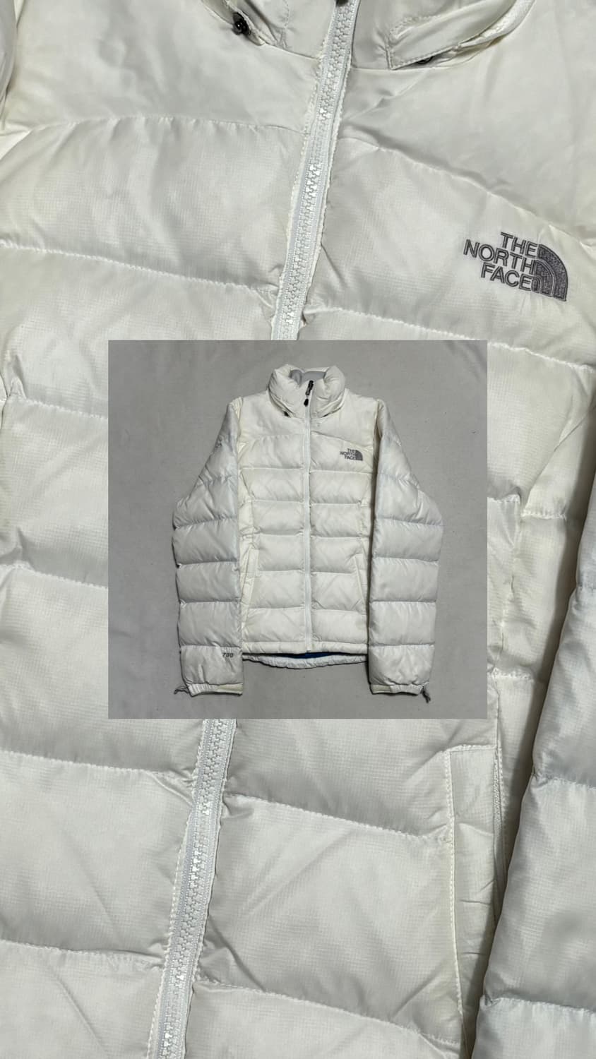 노스페이스 700 화이트 패딩 상품이미지1