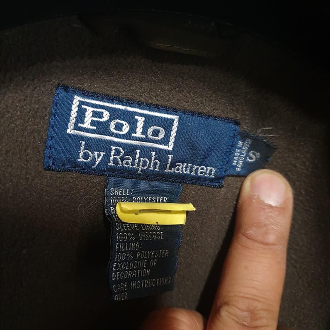 폴로 랄프로렌 기모 점퍼 S 상품이미지4