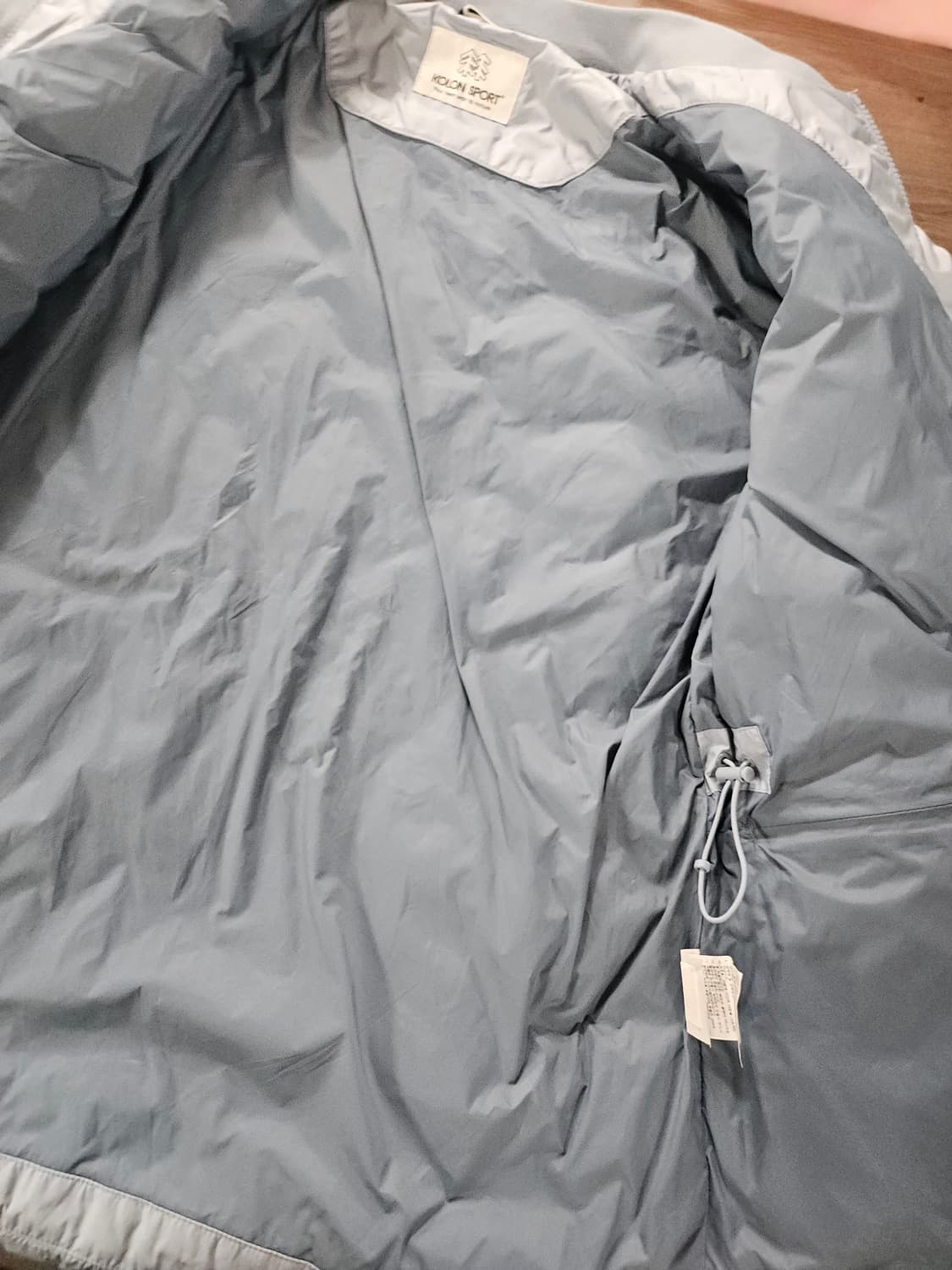 코오롱 스포츠  연하늘 구스 다운 패딩 95 상품이미지6