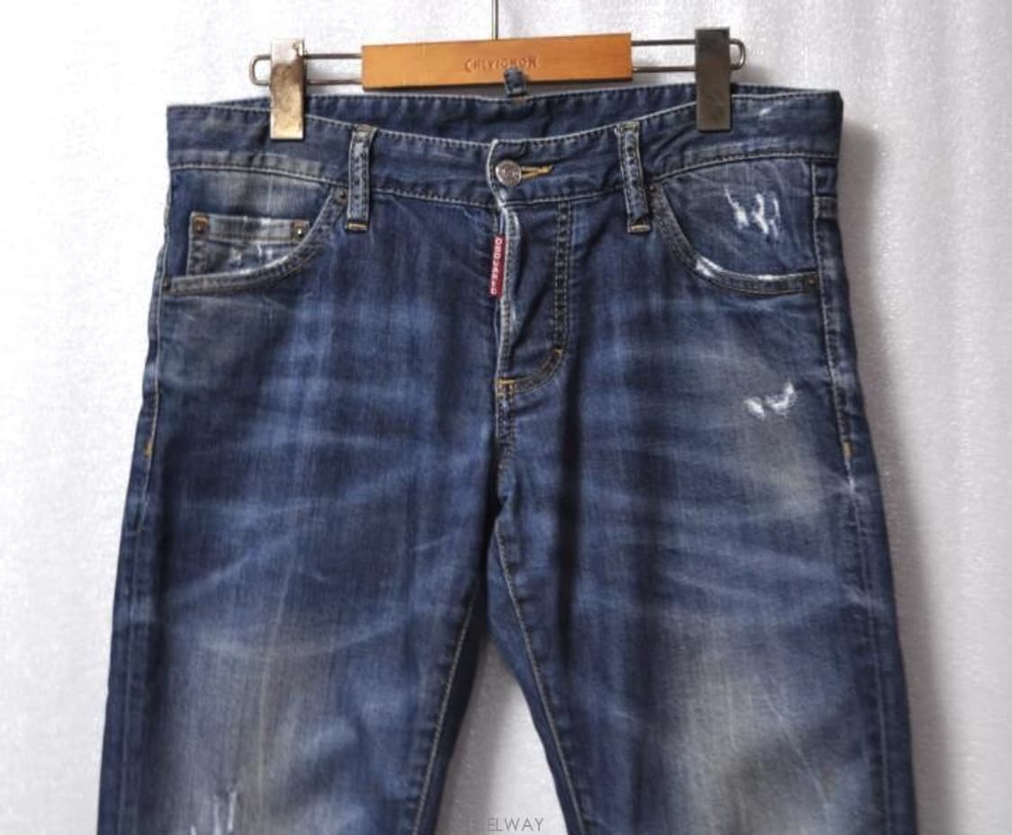 디스퀘어드 남성스팸패치데미지워싱진 상품이미지3