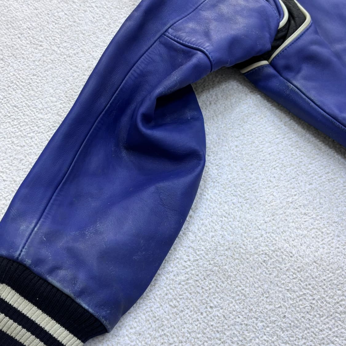 LL 그리디 남성 블루 바시티 자켓 0324E 상품이미지7