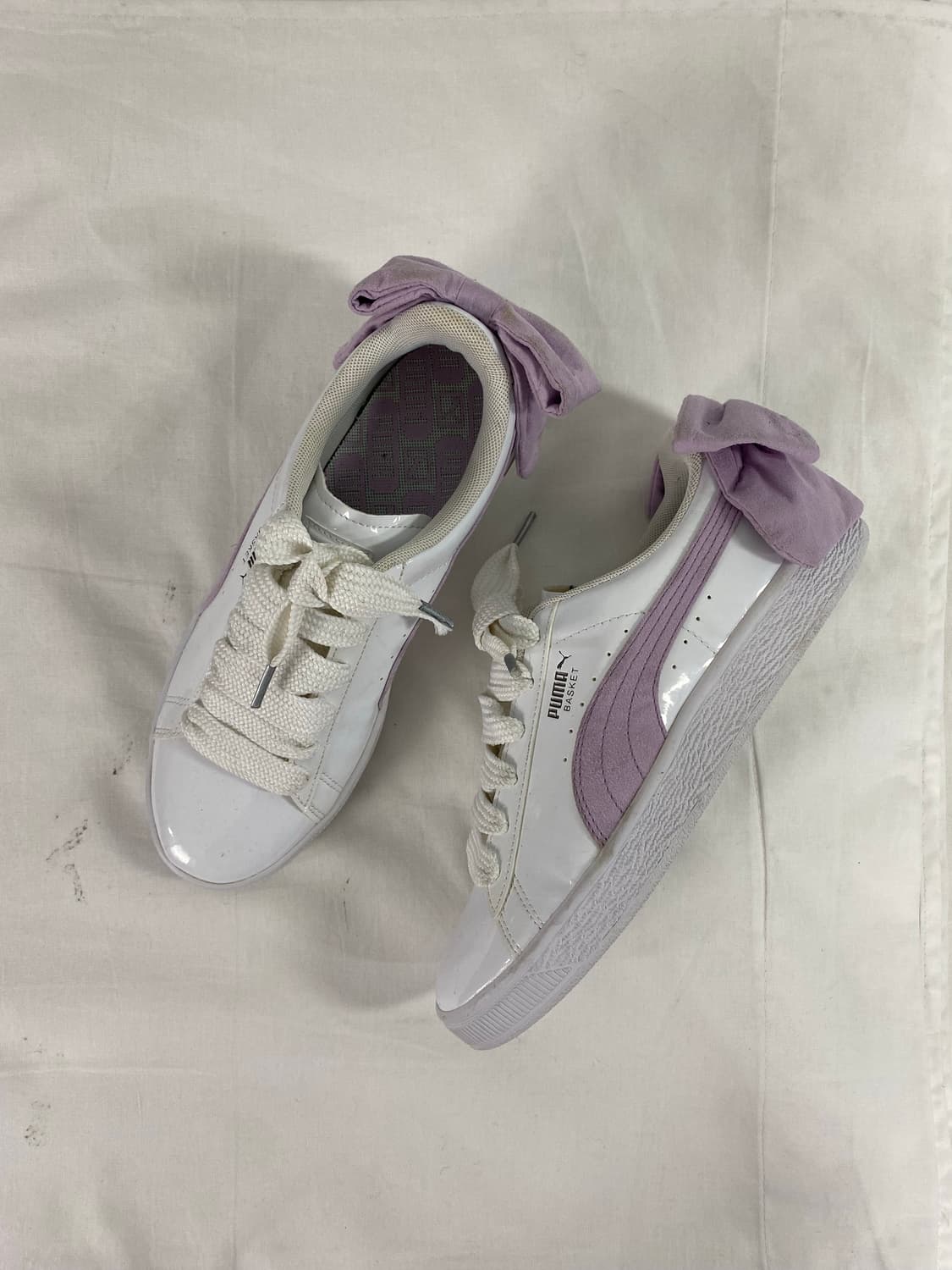 Puma 푸마 퓨마 바스켓 리본 스니커즈 웨딩화 245 상품이미지1