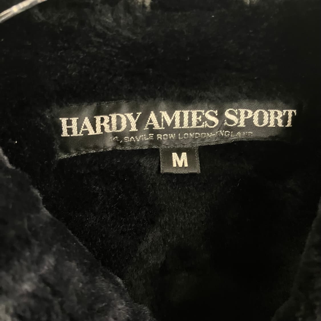 하디 에이미스 블랙 무스탕 레더 자켓 M 상품이미지3