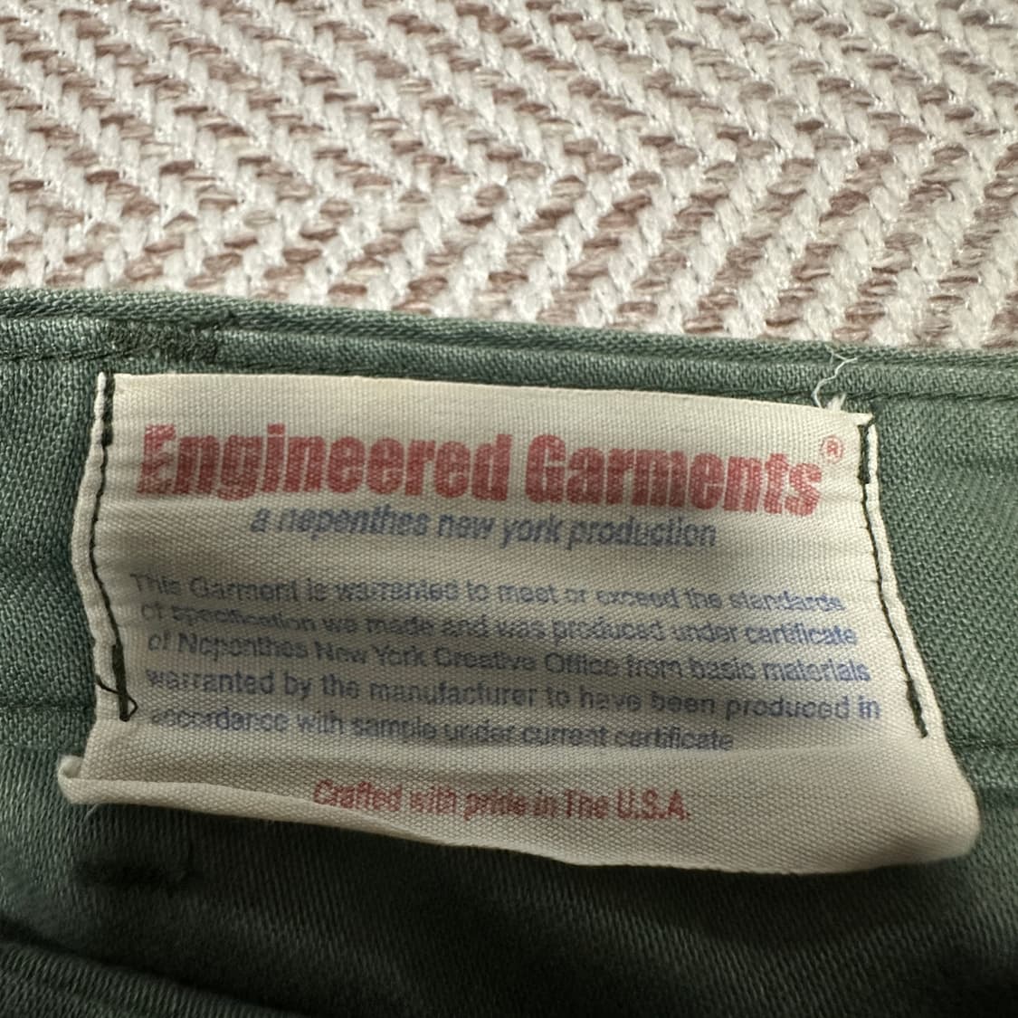 ENGINEERED GARMENTS fatigue pants 상품이미지3