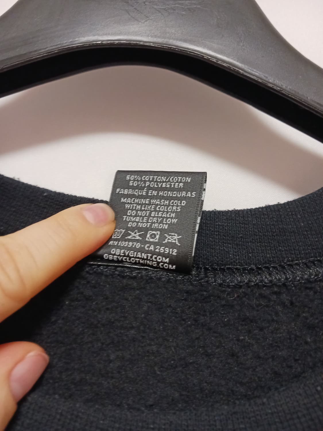 오베이 빅보이 팬츠 볘이직 기모크루넥 상품이미지4